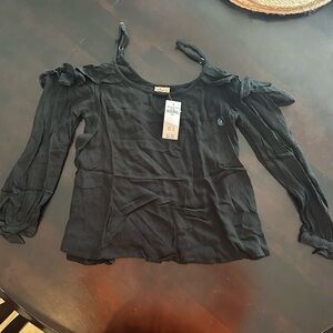 Hollister Elegant Black Women's Top, Size Small, NWT